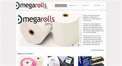 Desktop Screenshot of megarollsperu.com